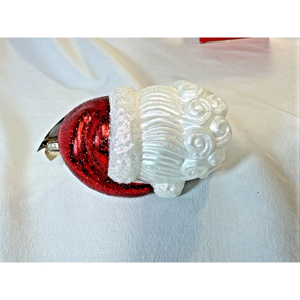 OLD WORLD CHRISTMAS Santa in Face Mask Doctor/Surgeon/Nurse Ornament Glass Blown - Picture 2 of 5